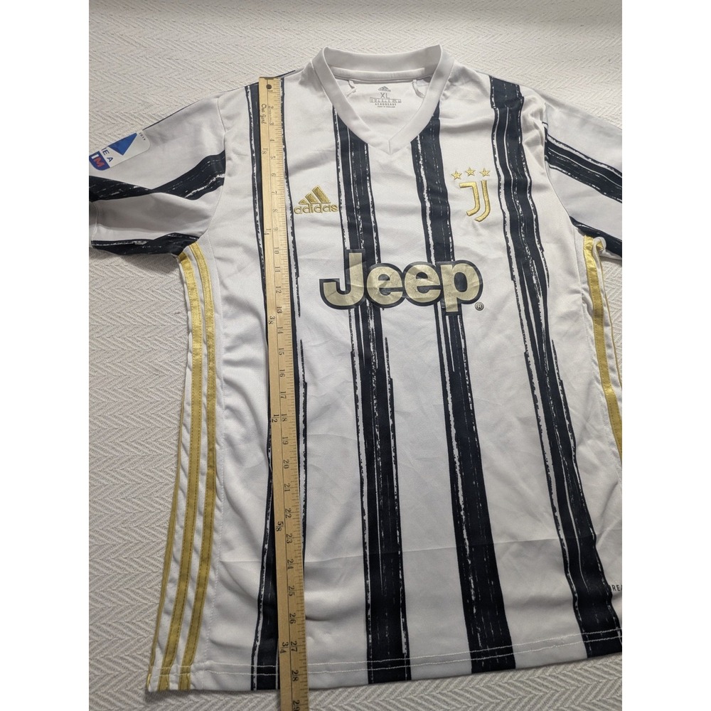 Adidas Juventus Ronaldo #7 Jersey XL 2020/21 Home FJ5295 Soccer Shirt - Picture 9 of 16